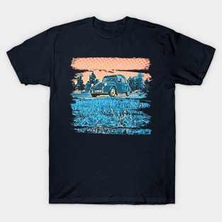 Retro French Car T-Shirt